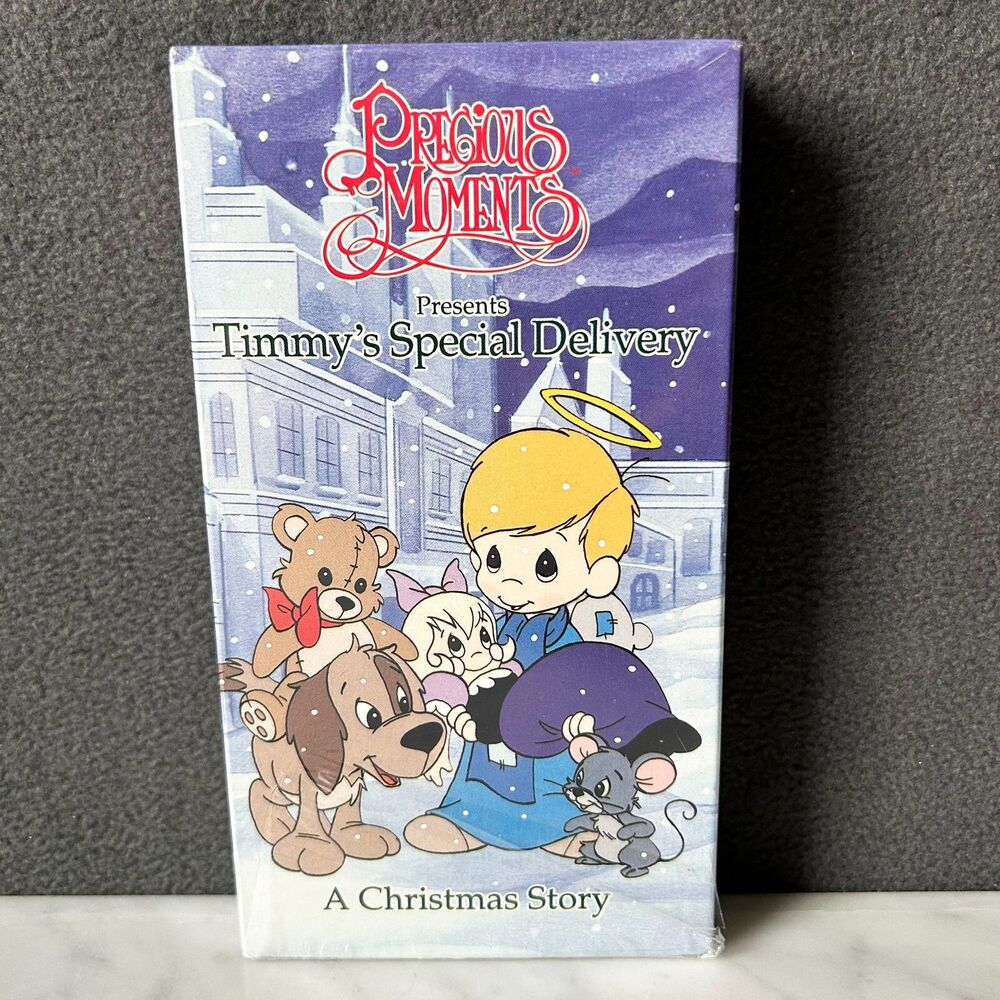 Precious Moments Timmy's Special Delivery A Christmas Story VHS Tape 1993